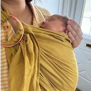 Wildbird Linen Ring Sling Mustard